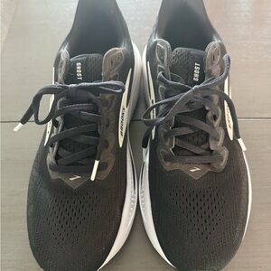 Brooks Ghost Black Athletic Sneakers